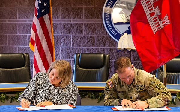 USACE-Albuquerque District, SSCAFCA sign PPA for construction of Tortugas Arroyo Improvements Project