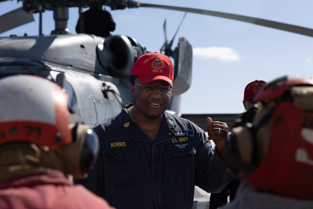 USS Oscar Austin (DDG 79) Conducts Daily Operations