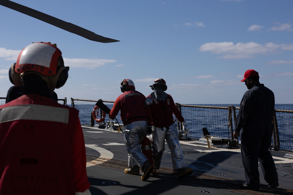 USS Oscar Austin (DDG 79) Conducts Daily Operations