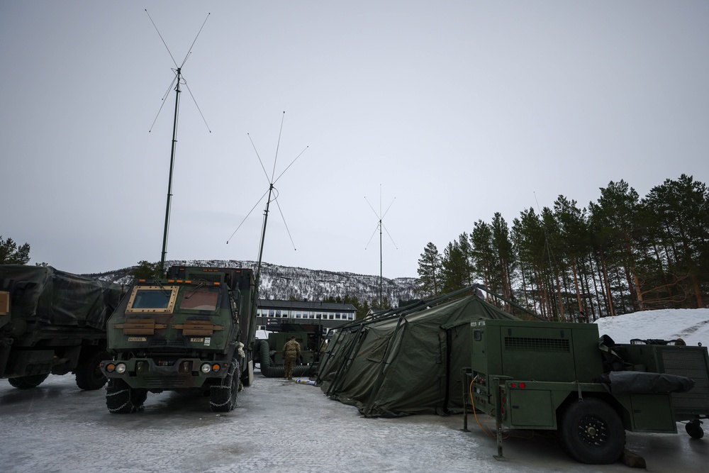 MLRS battalion establishes communication in Norway during exercise