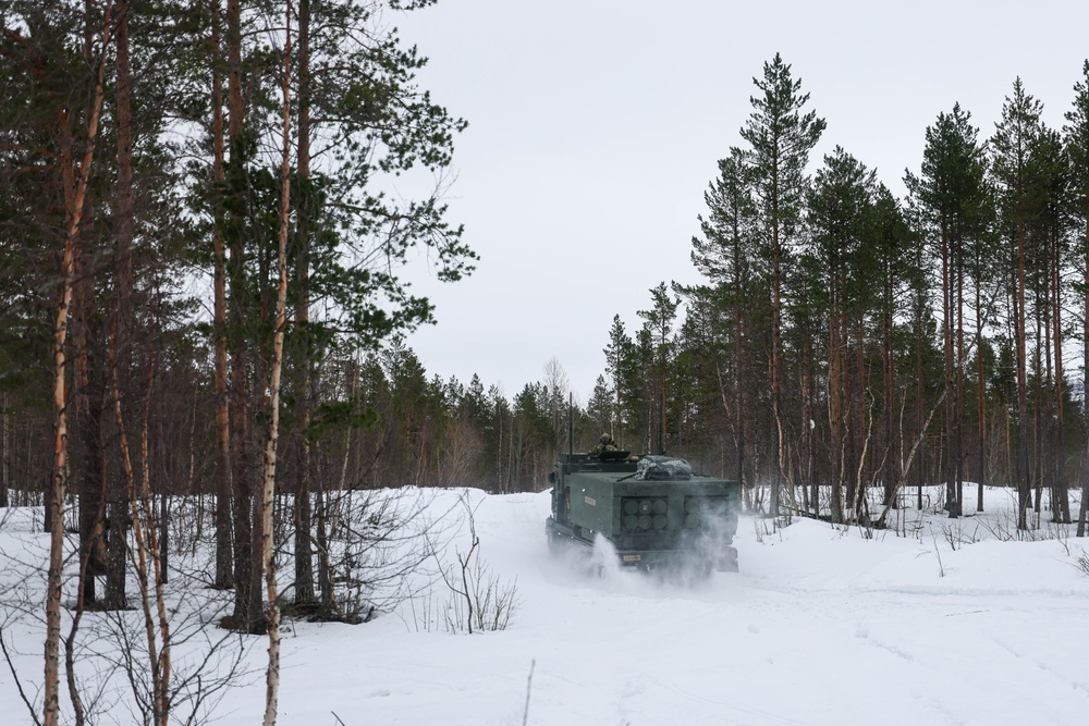 MLRS battalion conducts training with M270A2 launcher in Norway during exercise