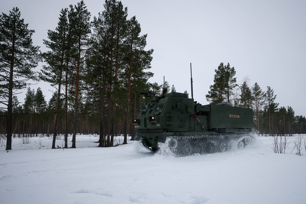 MLRS battalion conducts training with M270A2 launcher in Norway during exercise