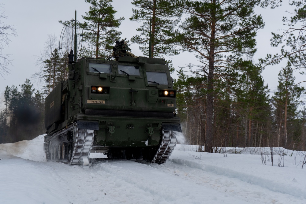 MLRS battalion conducts platoon level fires training in Norway during exercise