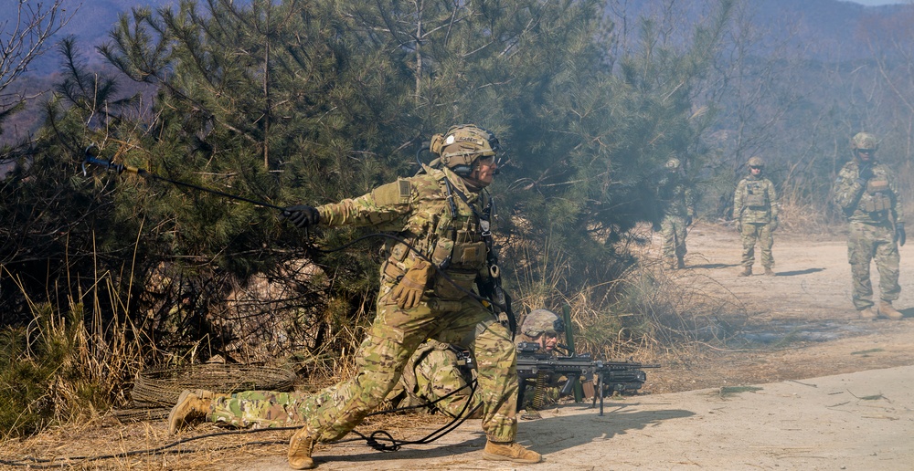 23rd INF Reg, 1-2 Stryker Brigade Combat Team Wire Check - CALFEX 2025