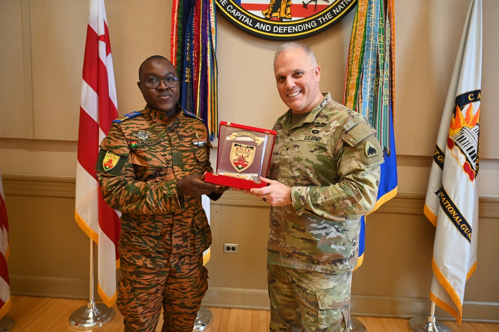 D.C. National Guard SPP hosts Burkina Faso during Emergency Operations SMEE