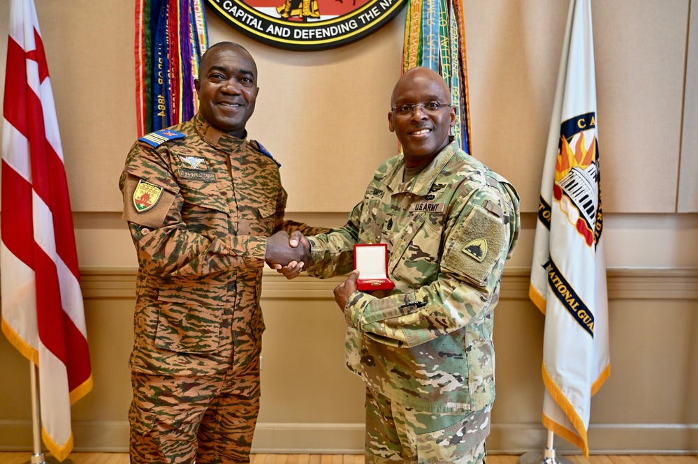D.C. National Guard SPP hosts Burkina Faso during Emergency Operations SMEE
