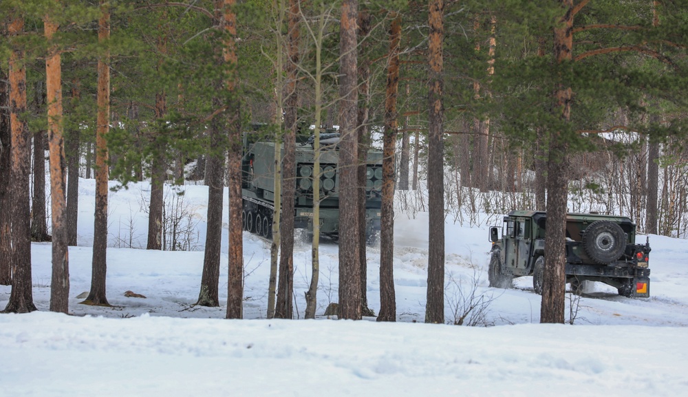 MLRS Battalion conducts platoon-level training during exercise in Norway