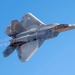 F-22 Raptor performs alongside two Tigers and a Falcon