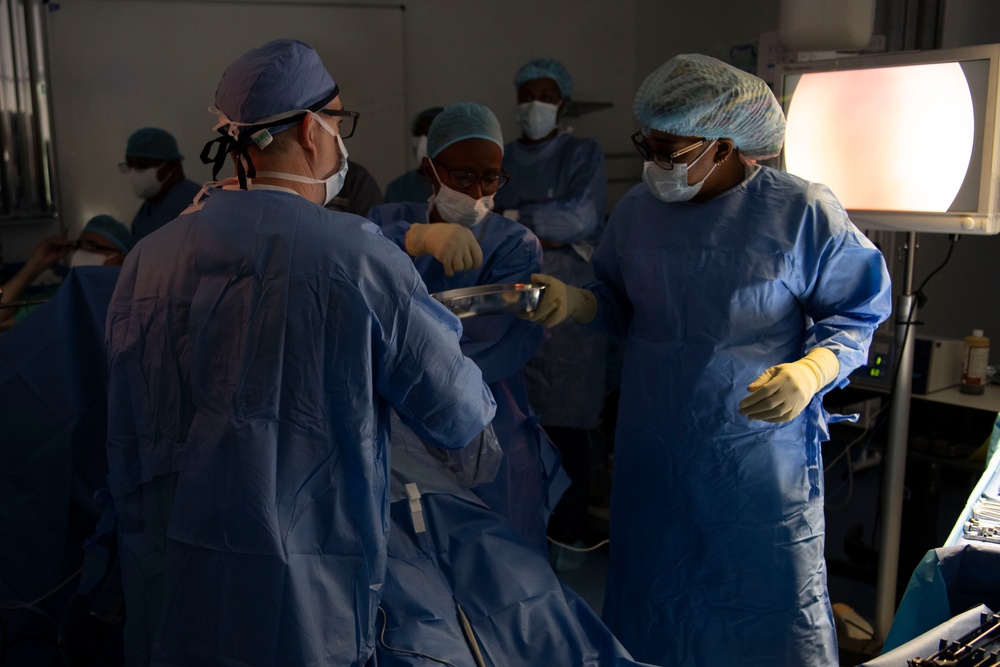 LAMAT 25: U.S. Air Force collaborates for advanced laparoscopic surgery procedure