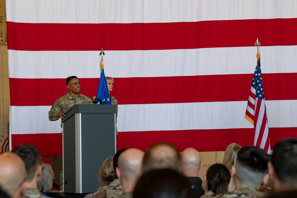 302d Airlift Wing change of command ceremony