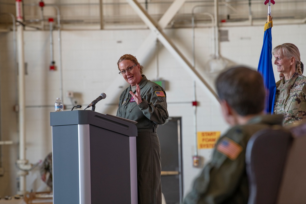 302d Airlift Wing change of command ceremony