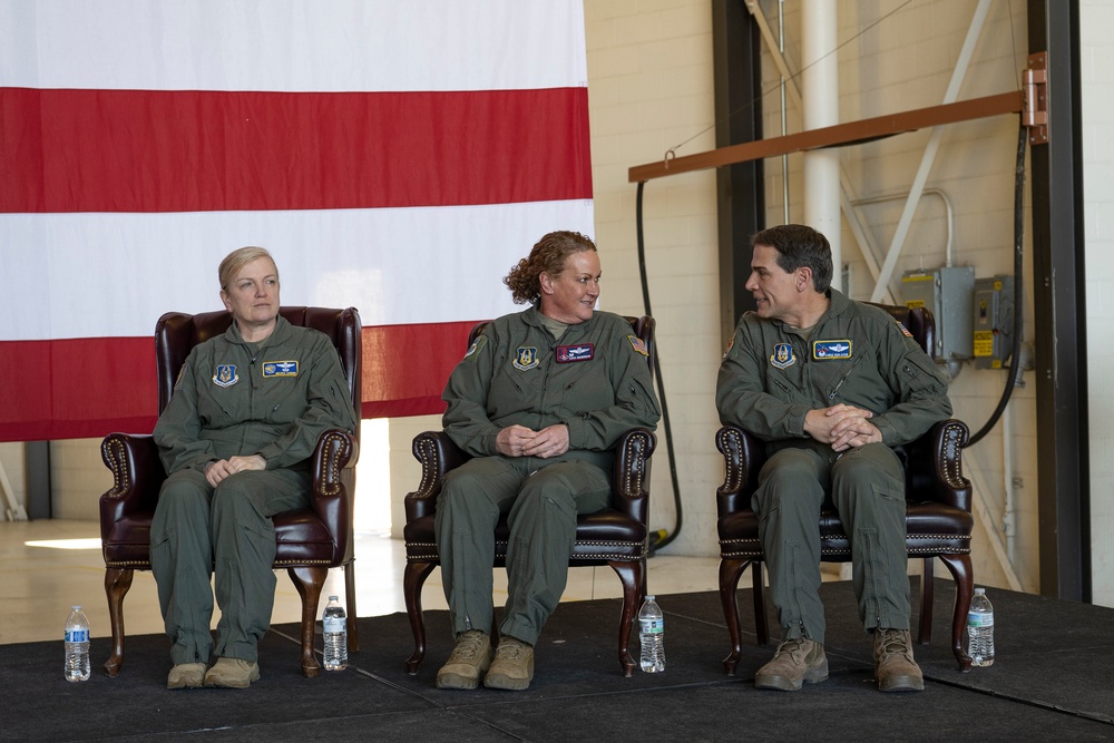 302d Airlift Wing change of command ceremony