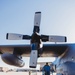 Airmen reassemble a C-130 Hercules engine