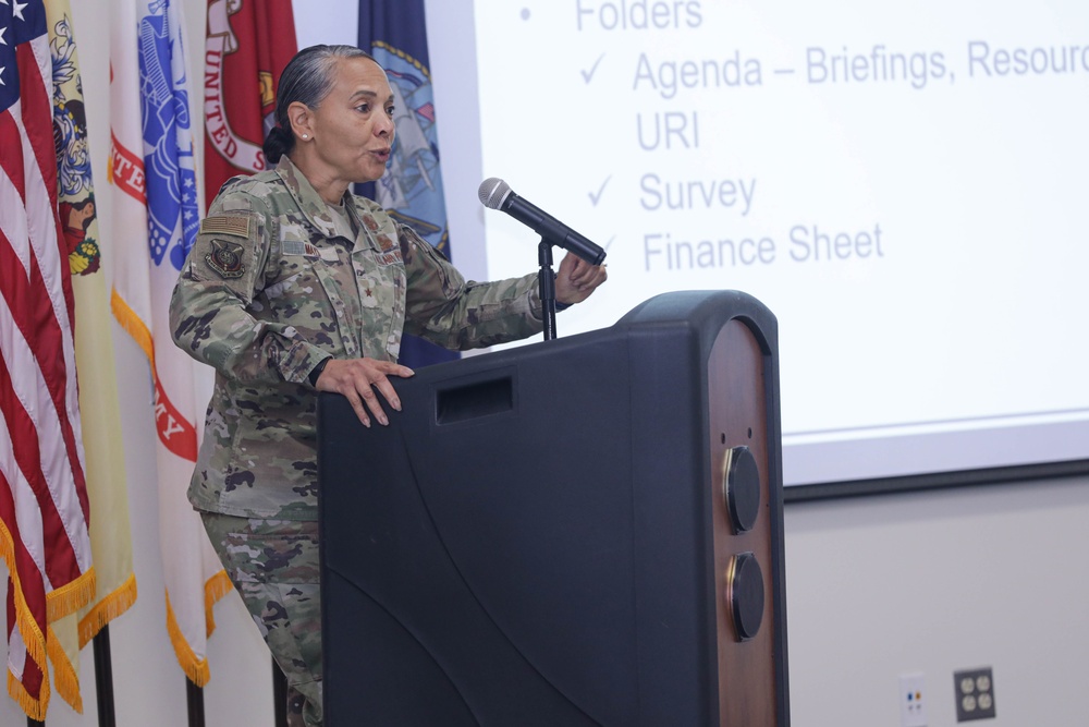 Brig. Gen. Mays at the Yellow Ribbon Reintegration Program 2025