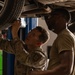 U.S. Soldiers conduct maintenance on CBP vehicles