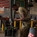 U.S. Soldiers conduct maintenance on CBP vehicles