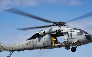 Vertical Replenishment aboard USS America (LHA 6)