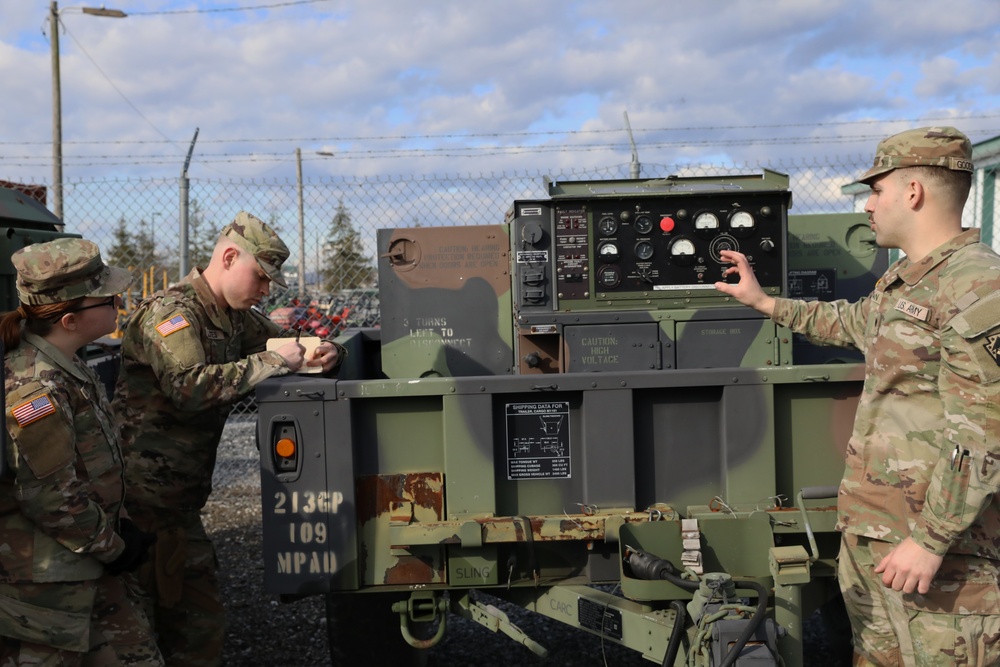 109th MPAD Generator Training