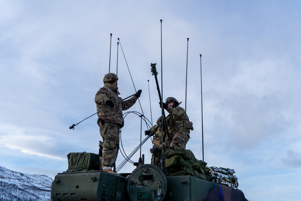 MLRS battalion establishes command post in Norway during exercise