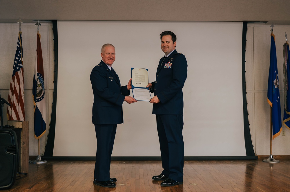 Maj. Mark Gaines retirement ceremony