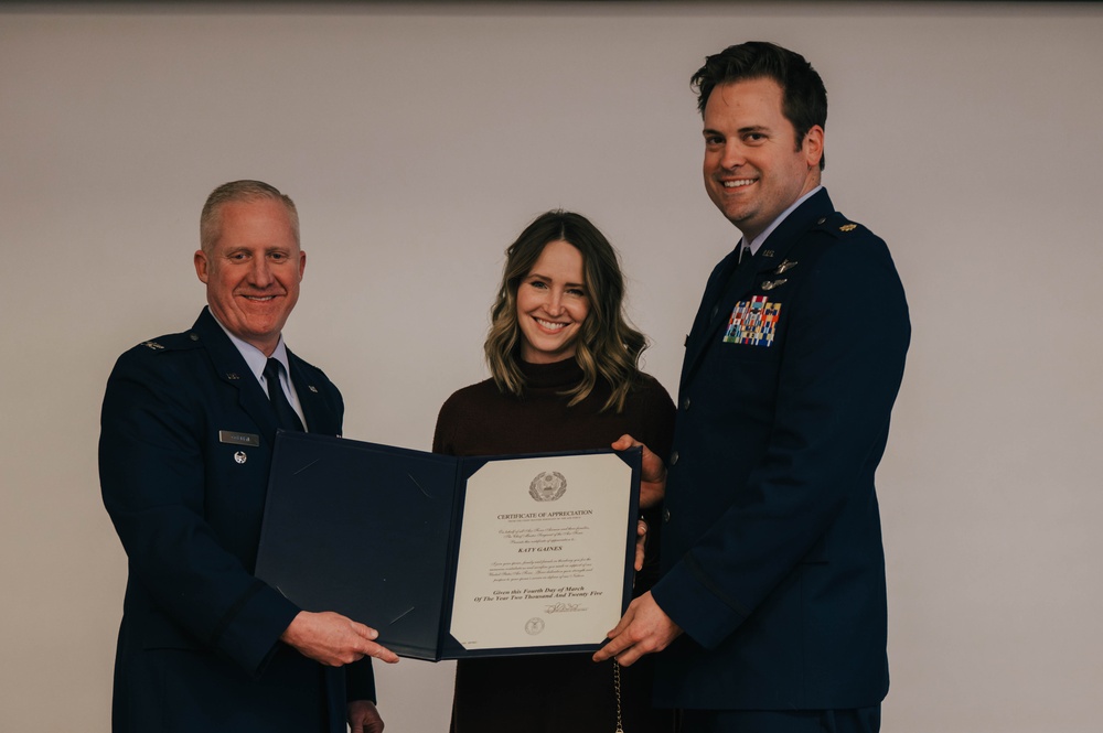 Maj. Mark Gaines retirement ceremony