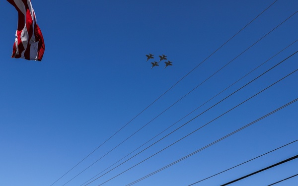 Navy Flyover Honor Two Fallen Virginia Beach Police Officers