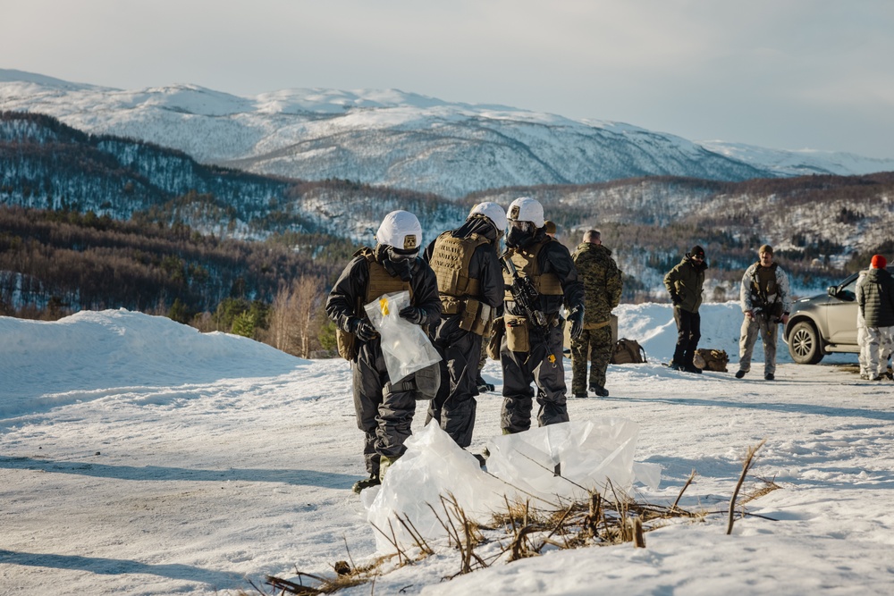 Exercise Joint Viking 25: DTRA CBRN and EOD Chemical Warfare Agent Interoperability and Integration Training