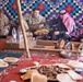 Syrian Free Army and U.S. Soldiers Share a Meal After Key Leader Engagement in the Deconfliction Zone