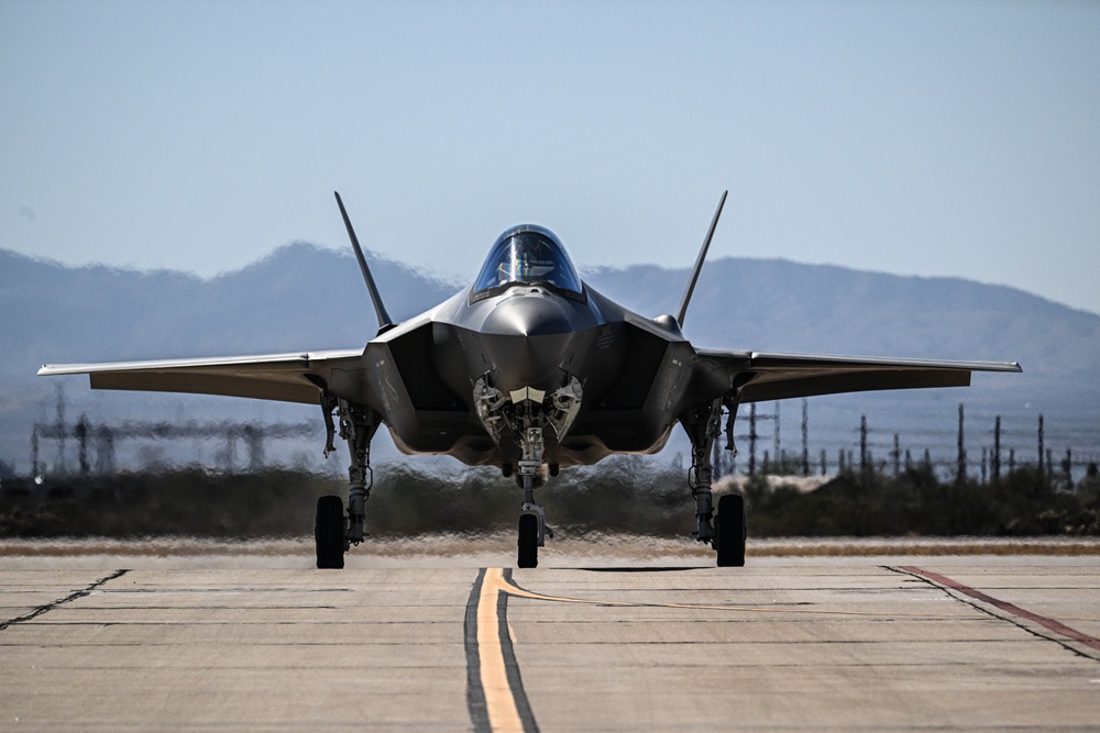 F-35A Demonstration Team Trains at Heritage Flight Training 2025