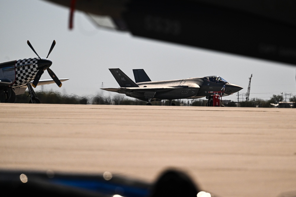 F-35A Demonstration Team Trains at Heritage Flight Training 2025