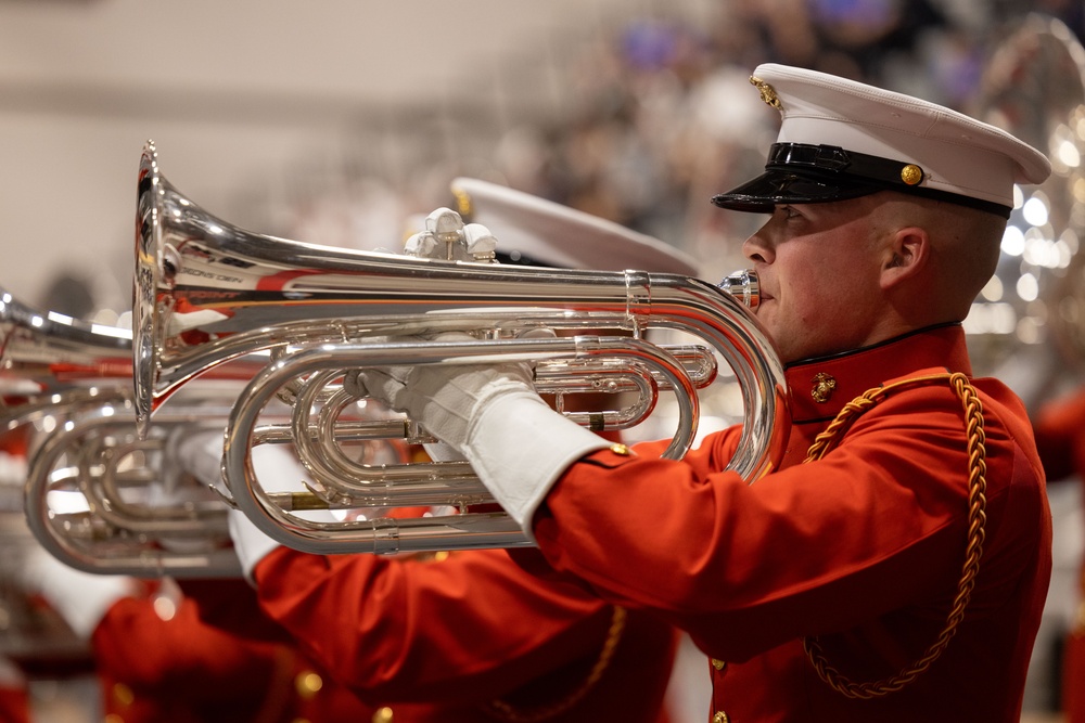 U.S. Marine Drum and Bugle Corps takes on Phoenix