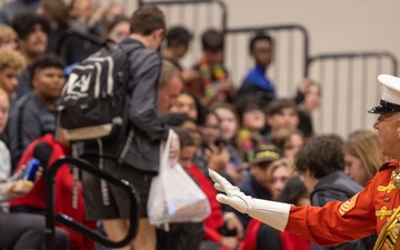 U.S. Marine Drum and Bugle Corps takes on Phoenix