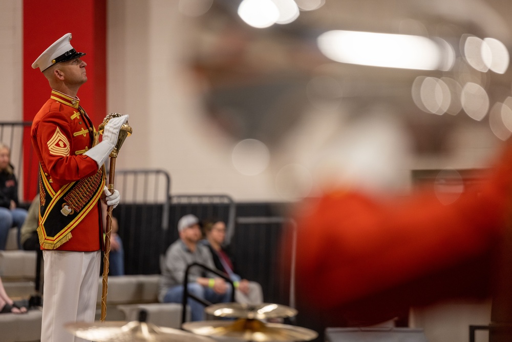 U.S. Marine Drum and Bugle Corps takes on Phoenix