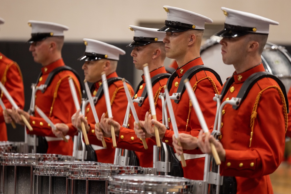 U.S. Marine Drum and Bugle Corps takes on Phoenix