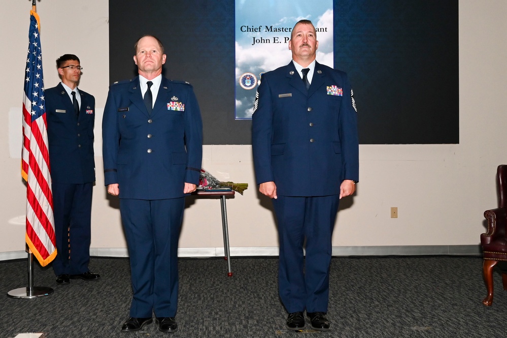 Chief Master Sgt. Pearson Retires from the Alamo Wing