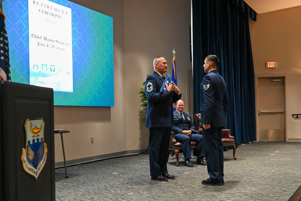 Chief Master Sgt. Pearson Retires from the Alamo Wing