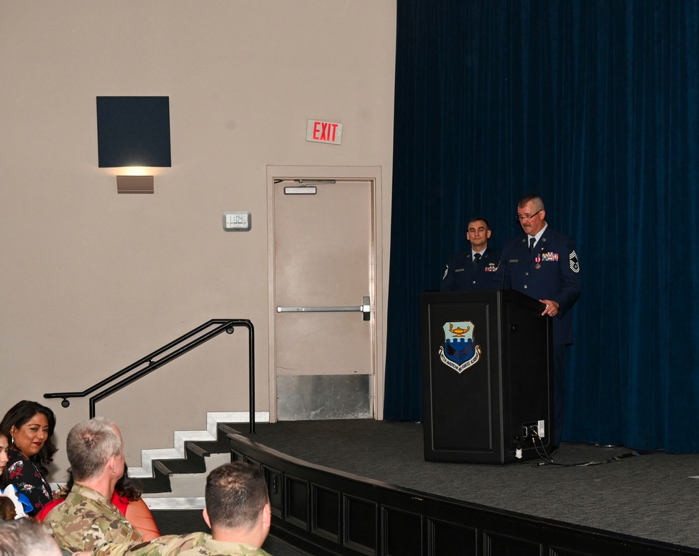 CMSgt Pearson Retires from the Alamo Wing