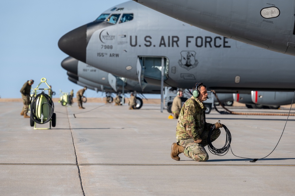 The 155th ARW conducts a NORE