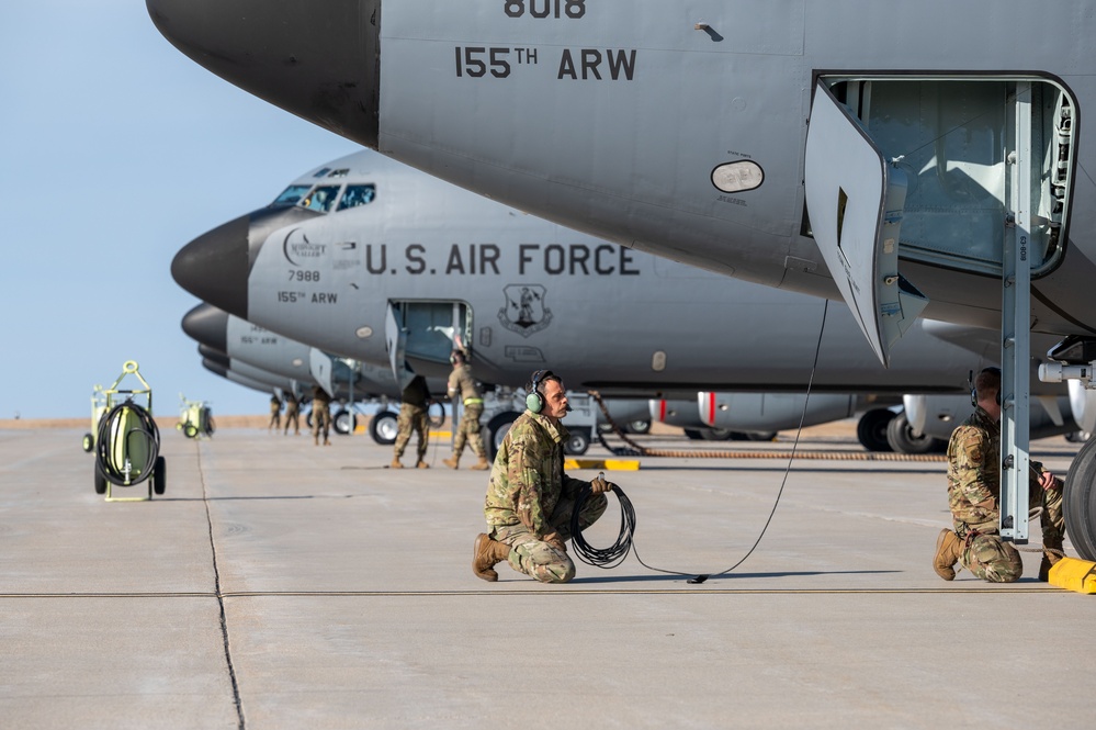 The 155th ARW conducts a NORE