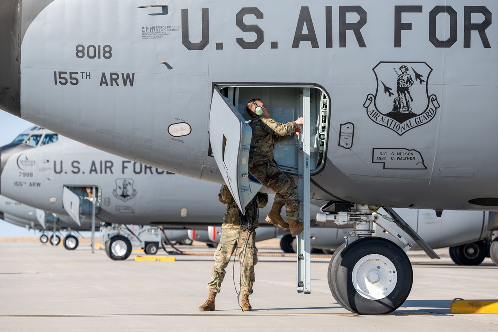 The 155th ARW conducts a NORE