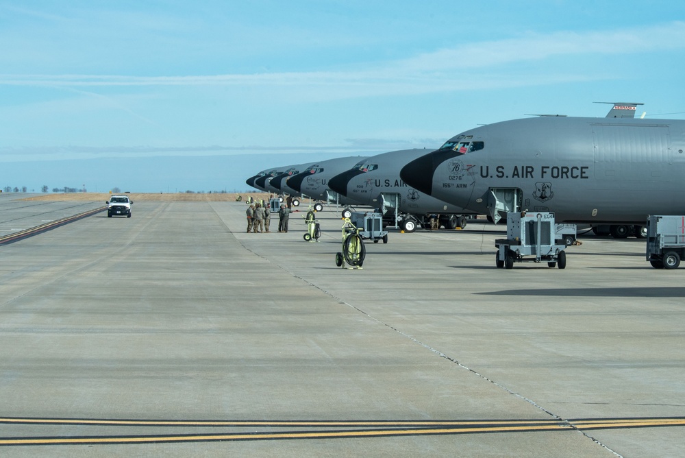 The 155th ARW conducts a NORE