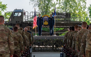 Maj. Tringas assumption of command