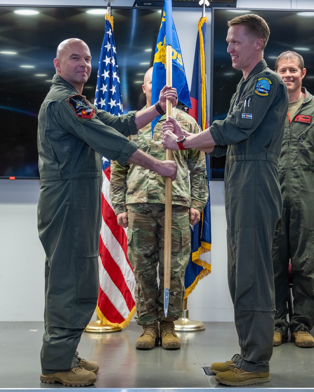 140th Operations Support and 120th Fighter Squadron Change of Command