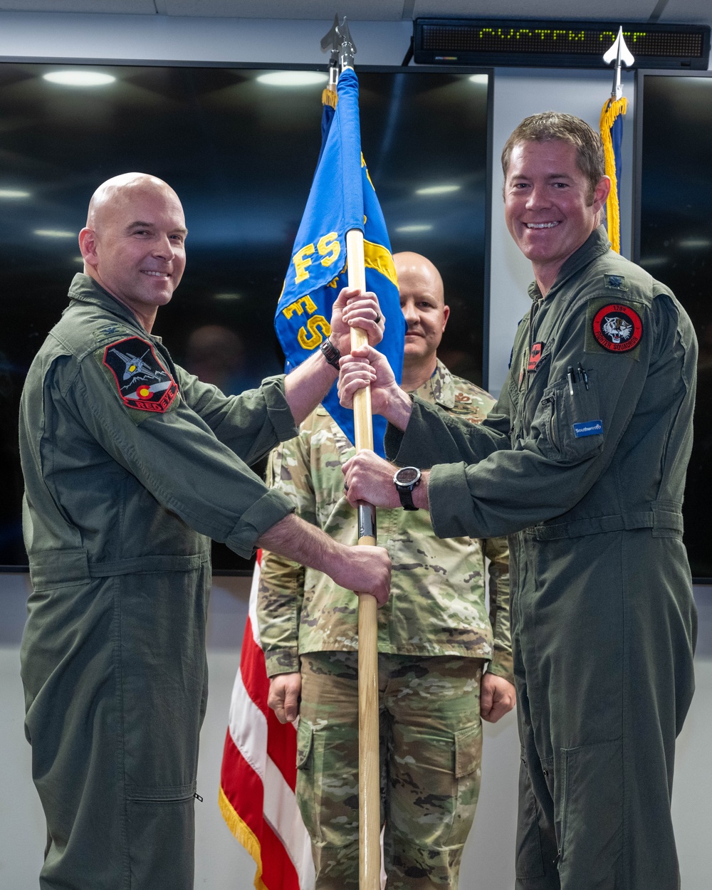 140th Operations Support and 120th Fighter Squadron Change of Command