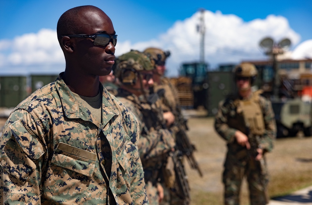 U.S. Service Members and interagency partners conduct illegal alien departure flights