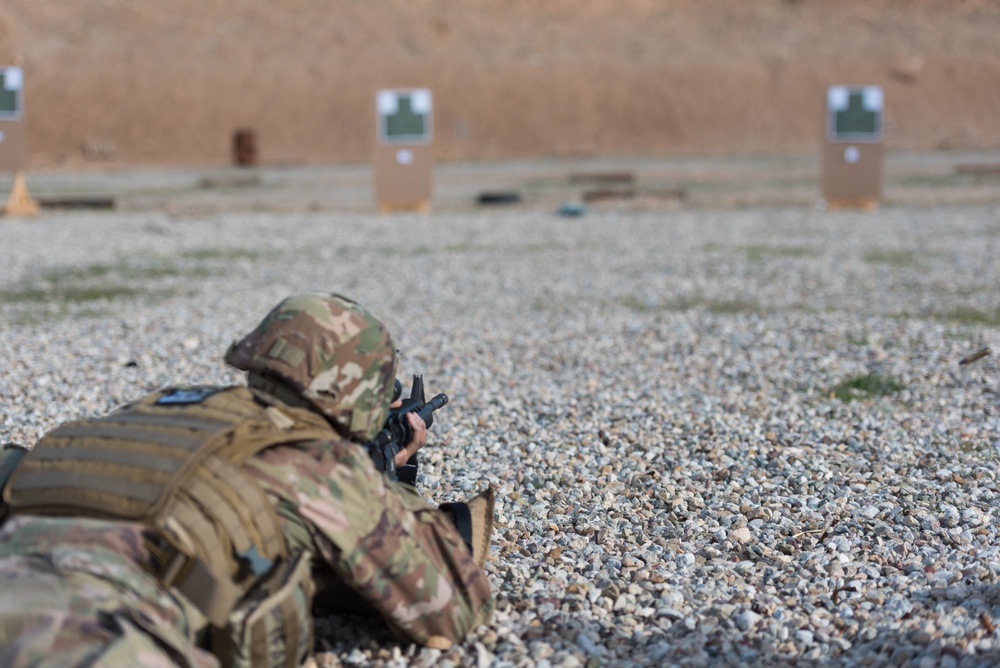 Coalition Forces Conduct Estonian-Led Range Operations