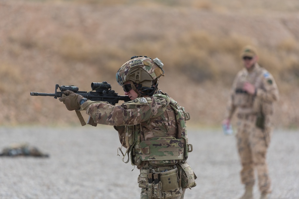 Coalition Forces Conduct Estonian-Led Range Operations