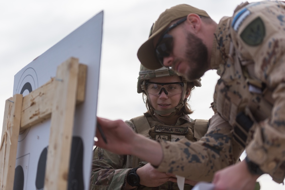 Coalition Forces Conduct Estonian-Led Range Operations