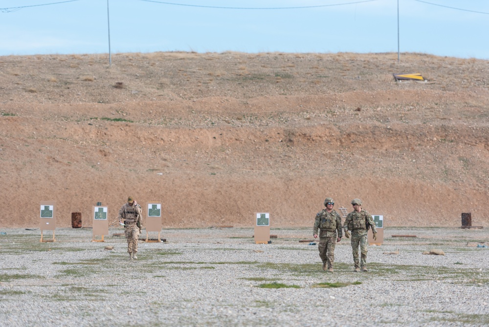 Coalition Forces Conduct Estonian-Led Range Operations