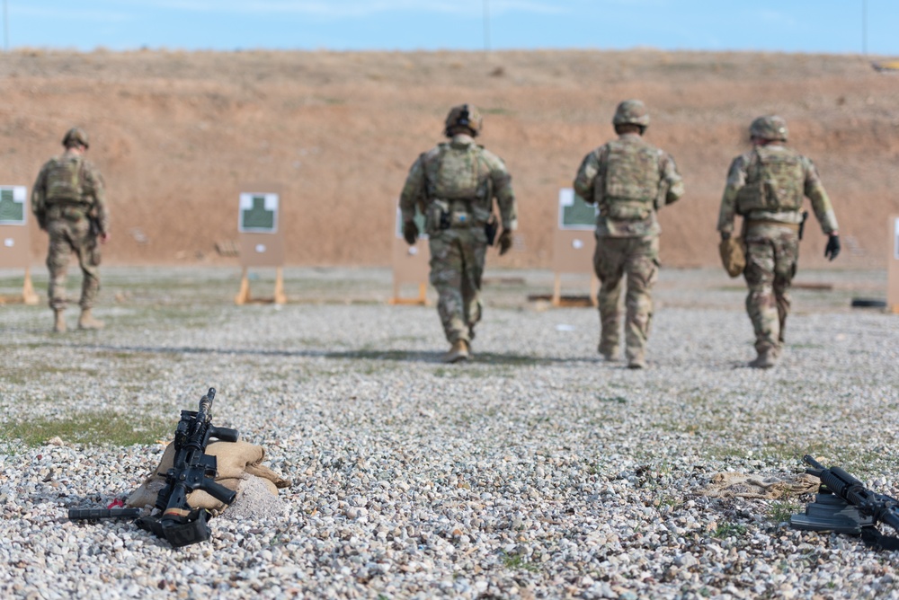 Coalition Forces Conduct Estonian-Led Range Operations